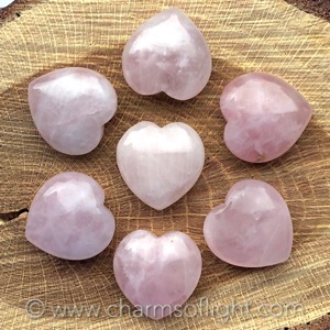 Rose Quartz Heart